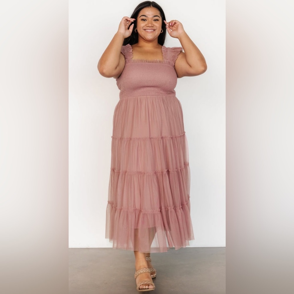 Baltic Born Mauve Midi Dress